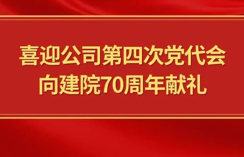 喜迎公司第四次党代会，，，，，，...